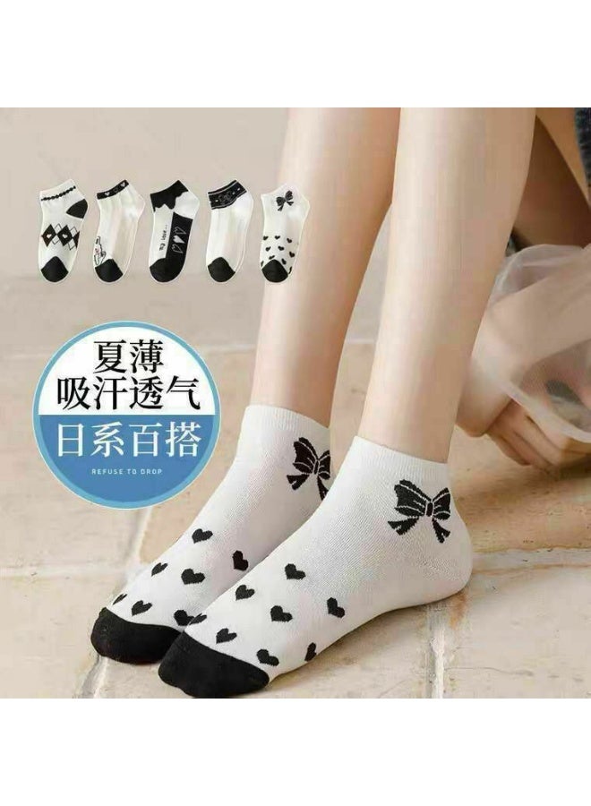 جوارب لطيفة وناعمه باللون الاوف وايت للنساء3 قطع - Image 4