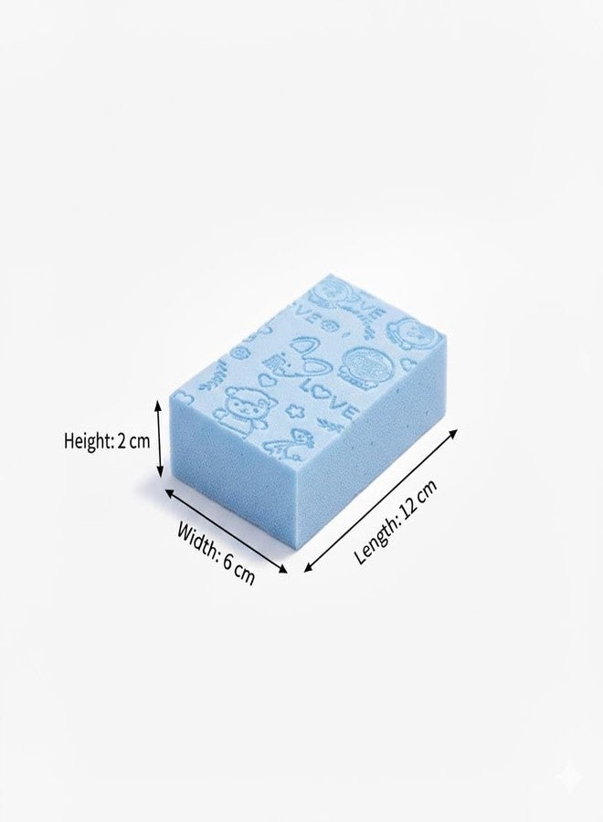 DMDENT Pack 2 Super Soft Bath Sponge Scrubber for Kids & Babies - Gentle Cleaning, Exfoliating, and Dead Skin Removal- Perfect for Men and Women (Surprise Colors) - Image 2