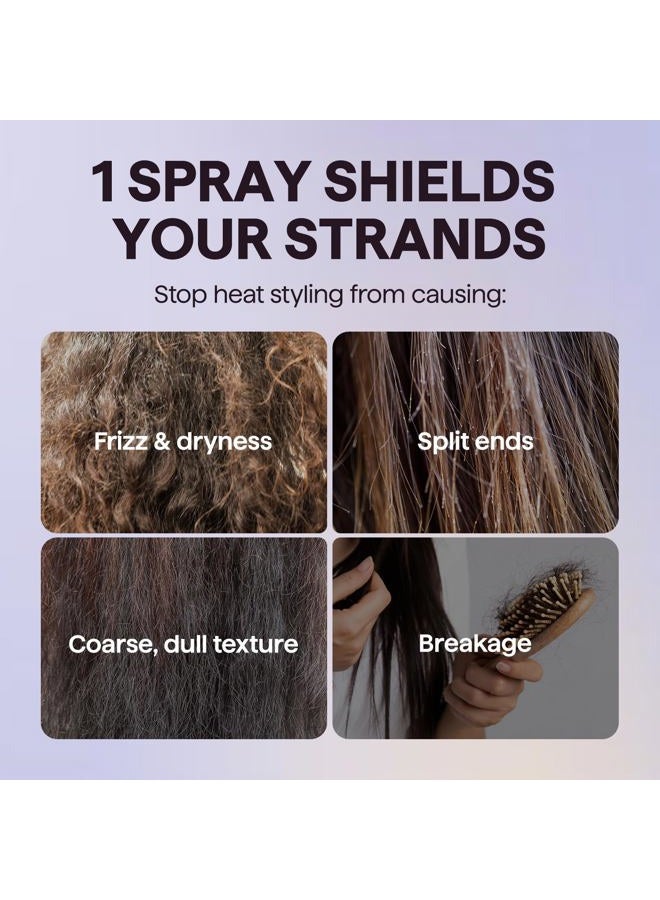 wavytalk Smooth Barrier Heat Protectant Spray for Hair, Thermal Protection Spray for All Hair Tools to Smooth&Hydrate, Up to 450℉ Protection, Damage Repair&Frizz Control, Lightweight Formula, 5 Fl Oz - Image 3