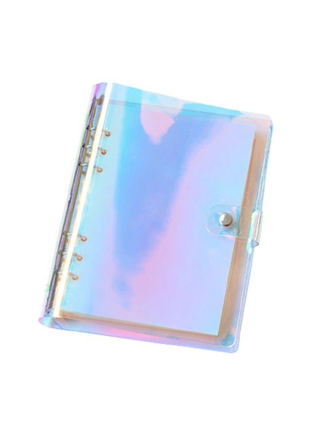 Dimension Stationery Korea Girl's Heart Macaron Loose-leaf Notebook Pu Hand Account Book Notebook Hand Account Book Travel Book - Image 1