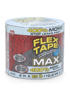 FLEX TAPE Strong Rubberized Waterproof Heavy-Duty Tape Max Clear 4 Inch x 25ft  - Image 3