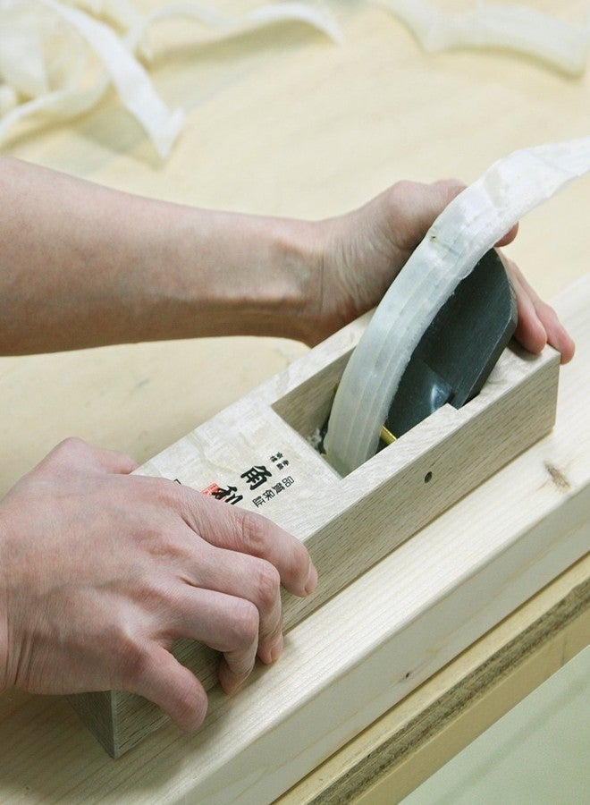 KAKURI Large Hand Plane 60mm for Woodworking, KANNA Japanese Block Plane Manual Hand Planer Tool for Smoothing, 10.1 x 2.9 x 2.7 inches, White Oak Body, Made in JAPAN - Image 2