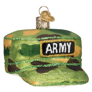 Old World Christmas Army Cap Ornament  Green - pzsku/ZFA9F64C8603F4F608FA7Z/45/1749667840/d59e1e60-96d5-479d-b4ec-4f200395d575