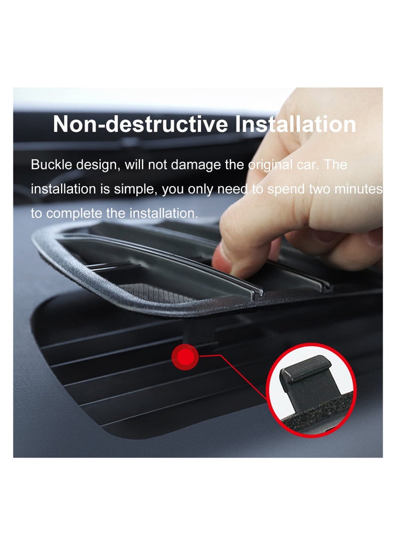 Excefore Air Intake Grille Grid Mesh For Tesla Model Y, Air Vent Cover Guard Replacement for Tesla Model Y Accessories, Suitable for 2024 2023 2022 Model Y (Black) - Image 4