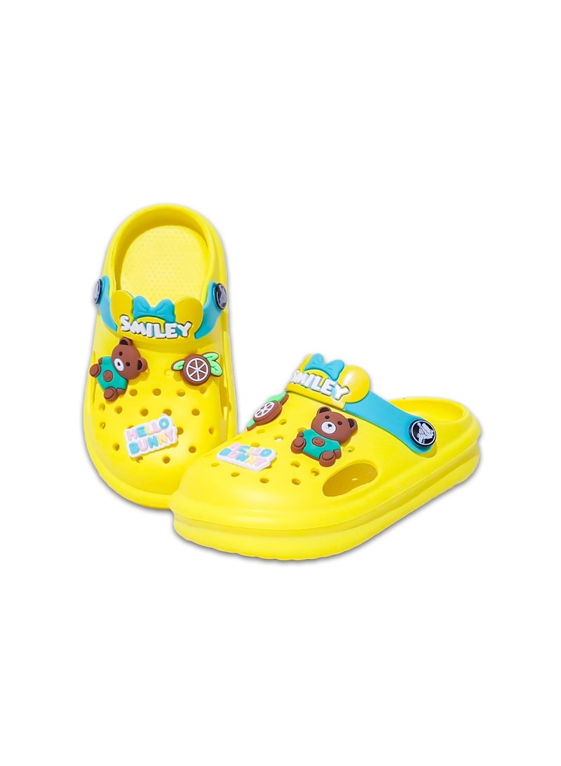 Teddy Bear Kids Breathable Slip-On Clog – Waterproof, Non-Slip, and Versatile for Indoor & Outdoor Use"