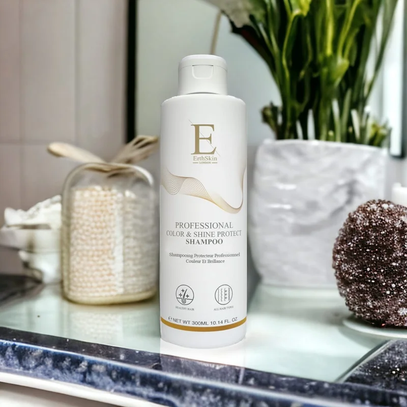 ErthSkin London  Professional Color and shine protect shampoo 300ML for Women | Best Price UAE