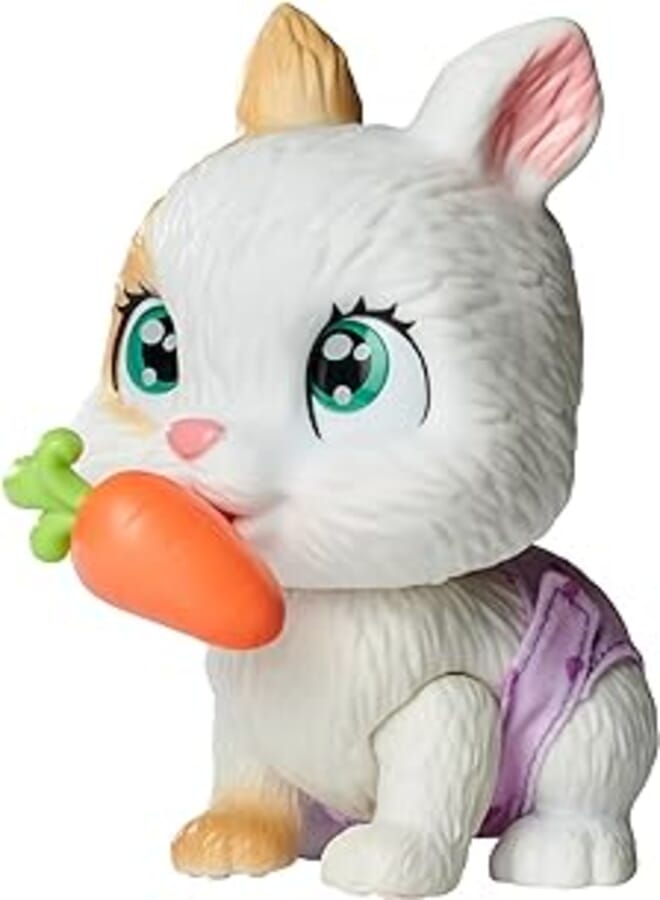 Simba Pamper Petz Rabbit for Children Aged 3+. Drinking and Wetting Function, Bunny Toy for Play with Surprise and Magic Paw