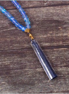 The Black Pearl Accessories Fabulous Blue Opal Stone Prayer Bead of 33 Beads  - Image 4