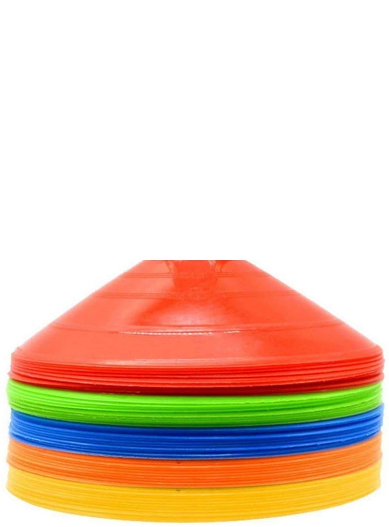 ESCOBAR علامات مرونة الفضاء، مخاريط صحن لكرة القدم والتدريب الرياضي 1.5 بوصة (متعددة الألوان، مجموعة من 20) - Image 1