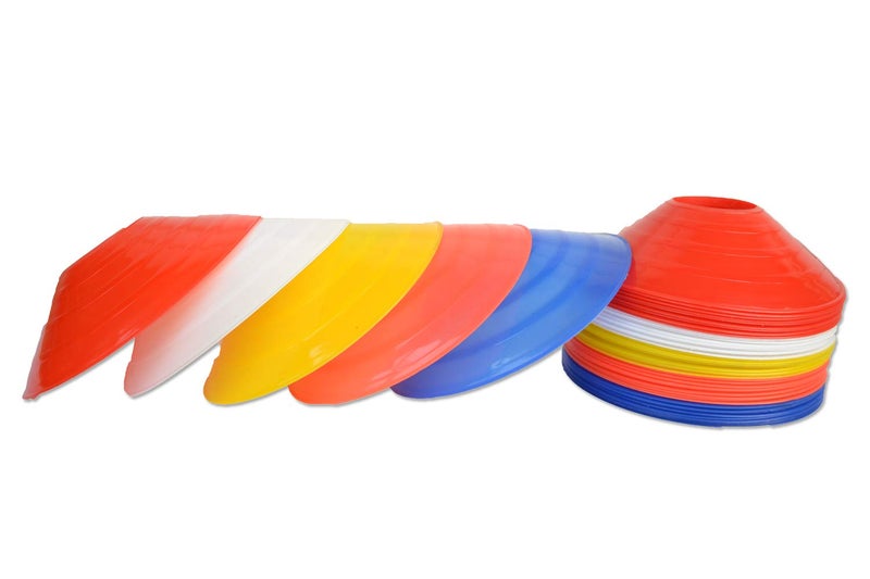 ESCOBAR علامات مرونة الفضاء، مخاريط صحن لكرة القدم والتدريب الرياضي 1.5 بوصة (متعددة الألوان، مجموعة من 20) - Image 2