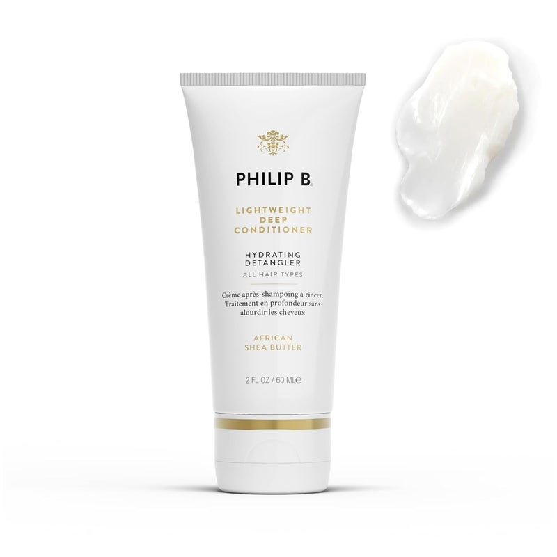 PHILIP B LightWeight Deep Conditioner 2 oz 60 ml  Hair Moisturizer Detangler Adds Shine and Smoothness to Hair All Hair Types