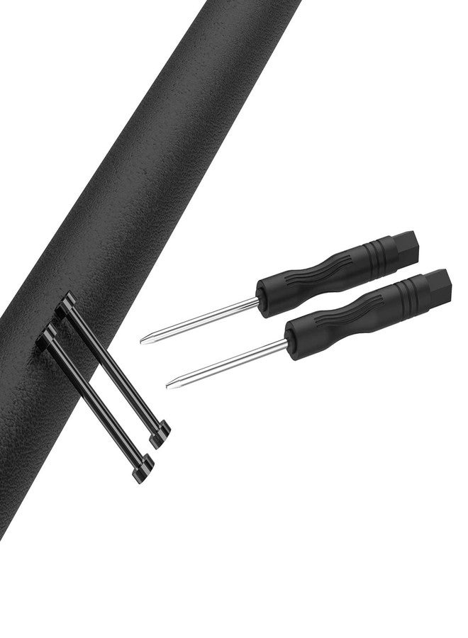 Lijinlan Compatible with Amazfit T-Rex/T-Rex Pro Screw Rod Accessory, 2Pcs Stainless Steel Link Bar Replacement Screws with 2Pcs Screwdrivers Removal Tool for Amazfit T Rex Accessory (Black) - Image 2