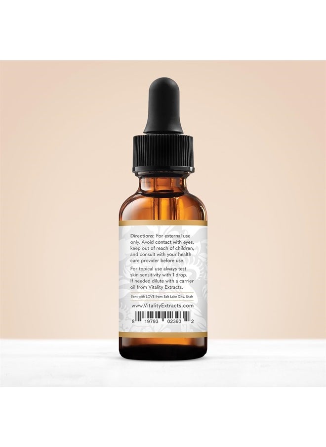 Vitality Extracts - Frankincense Essential Oil - 30ml, Boswellia Serrata, Aromatherapy, Skin Care, Natural Calm, Stress Relief, Yoga, Comfort - Image 1