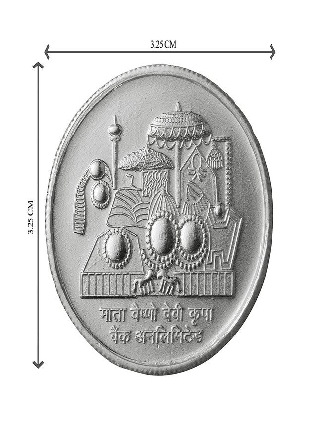 Pray Everyday Vaishno Mata Silver Plated Coins (Set of 7 Coins) - Image 2