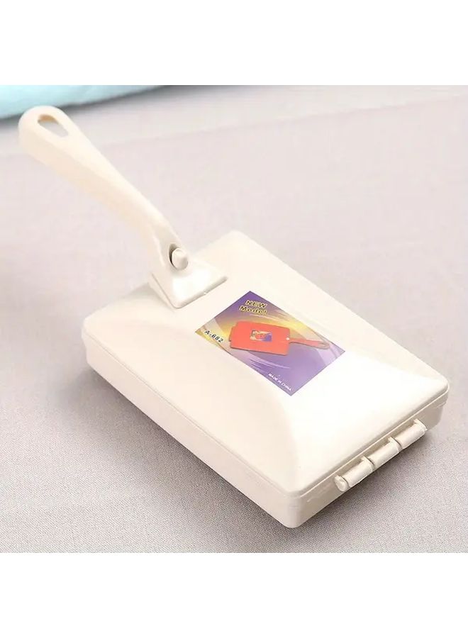 Large Double Roller Electrostatic Carpet Brush Purple Long Handle Vacuum For Carpet Sofa Bed Home Cleaning - Image 3