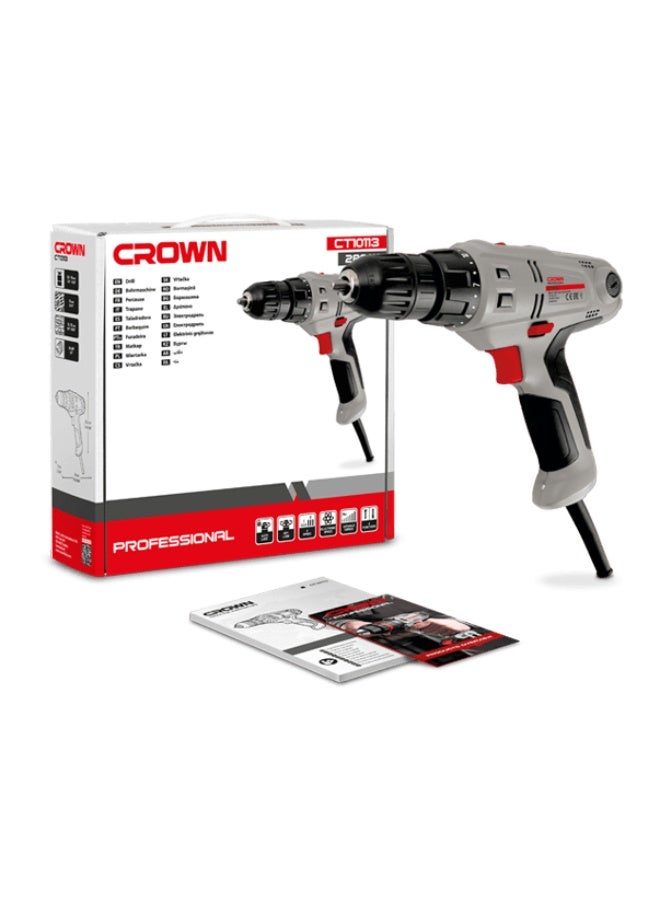 Crown CT10113 professional drill 280 w 10 mm - Image 2