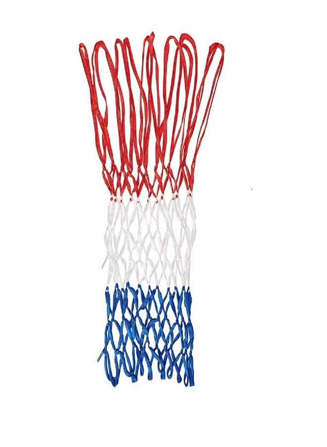 AYWAL Basketball Net, Blue-Red-White (One Pair) N35 - Image 2