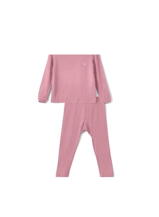 Anvi Baby Bamboo Spandex Pajama 2T- Lilac - Image 1