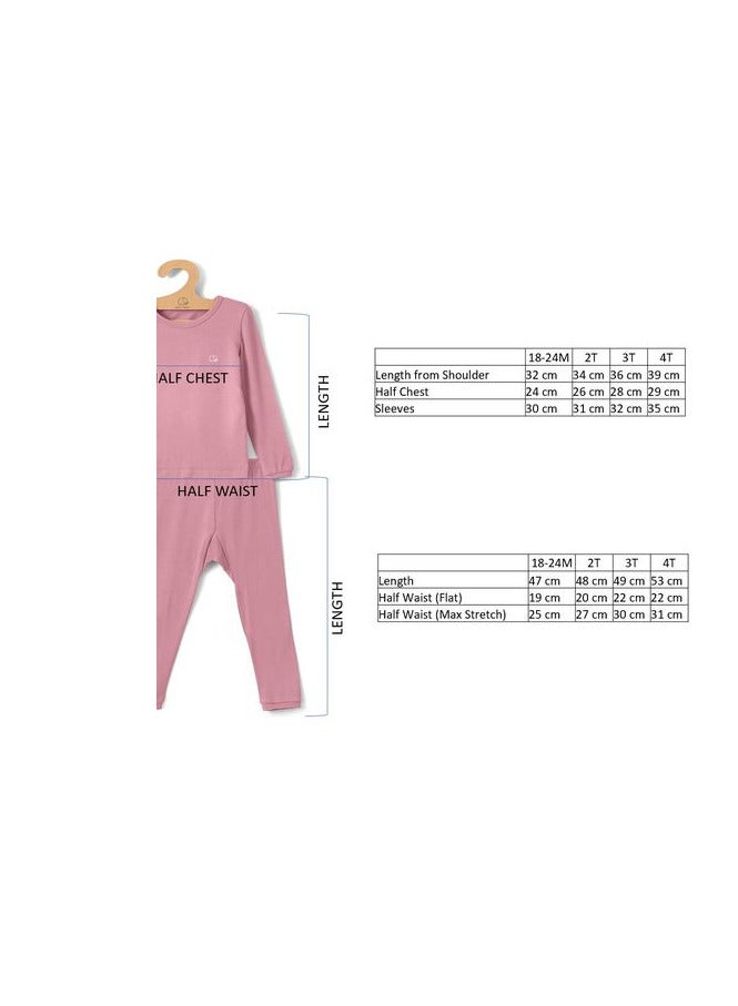 Anvi Baby Bamboo Spandex Pajama 2T- Lilac - Image 5