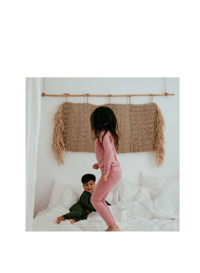 Anvi Baby Bamboo Spandex Pajama 2T- Lilac - Image 4