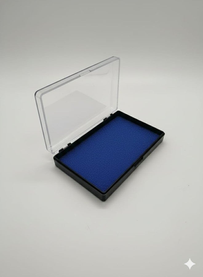 SENTONI Diamond & Gemstone Display Box 7 x 5 cm Blue | Glass Top Metal Case for Loose Stones & Jewellery (Pack of 12) - Image 2