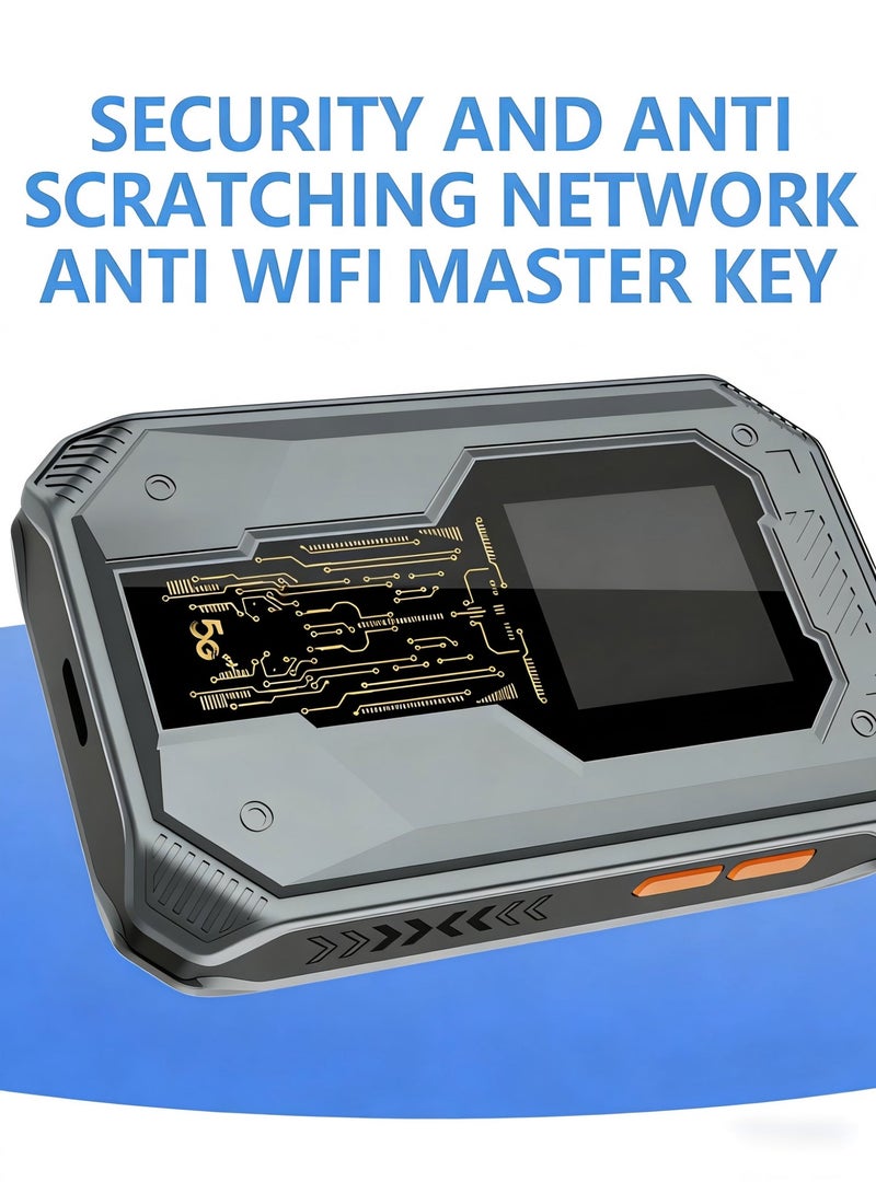 كلوزيلي راوتر واي فاي محمول 4G، Pocket WiFi، مودم LTE، نقطة اتصال محمولة، راوتر 5G بشريحة SIM، WiFi 6، توصيل وتشغيل فوري، بطارية 4000mAh، شاشة عرض الطاقة، اتصال WPS بلمسة واحدة، تشفير WPA/WPA2، إشارة مستقرة وتغطية واسعة، يدعم عدة أجهزة، مناسب للسفر والمنزل - Image 2