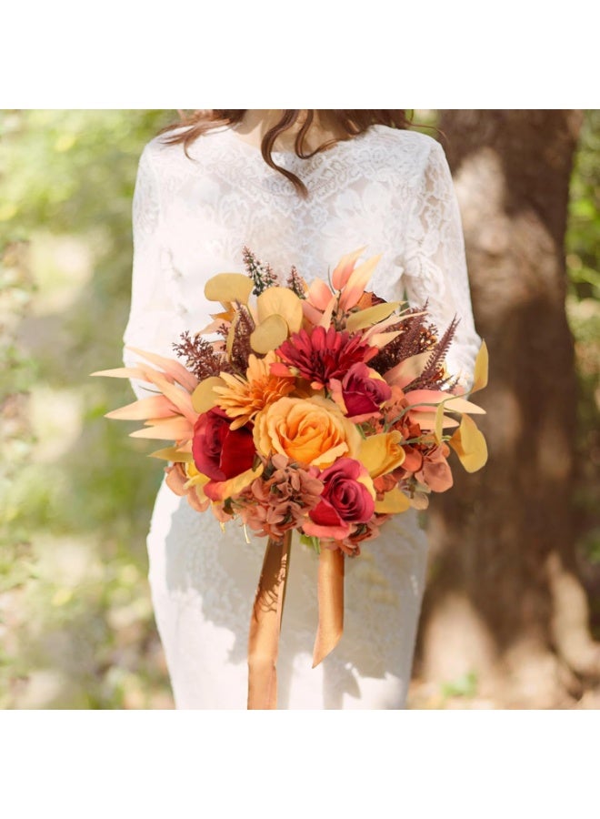 زهور صناعية للديكور المنزلي، تنسيقات زهور صناعية، باقات زفاف، قطع مركزية للطاولات، ديكورات الزفاف والديكورات الداخلية - Image 5