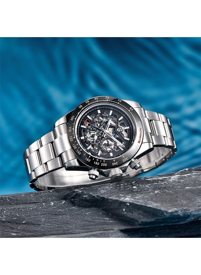PAGANI DESIGN - Skeleton Watches for Men Automatic Mechanical Watch 40mm Sapphire Glass Stainless Steel Wrist Watch - Image 1