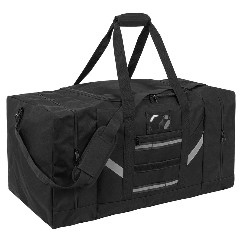 OUUTMEE Firefighter Duffle Bag, Large Gear Storage Firefighter Gear Bag with Shoulder Strap - Image 1