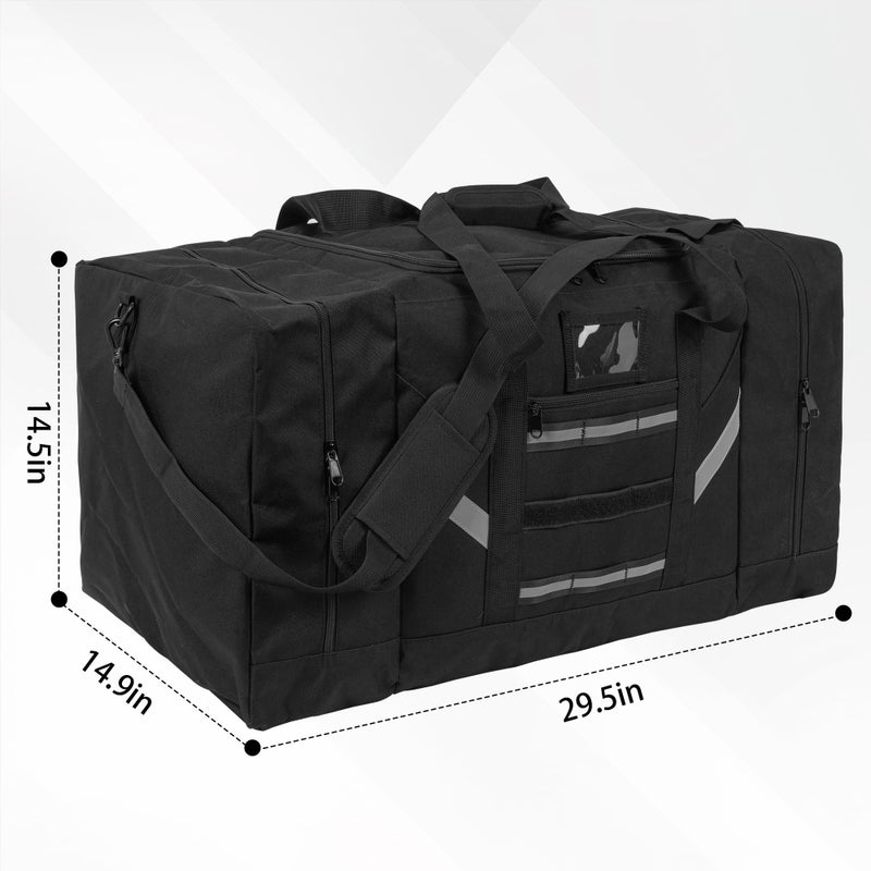 OUUTMEE Firefighter Duffle Bag, Large Gear Storage Firefighter Gear Bag with Shoulder Strap - Image 3