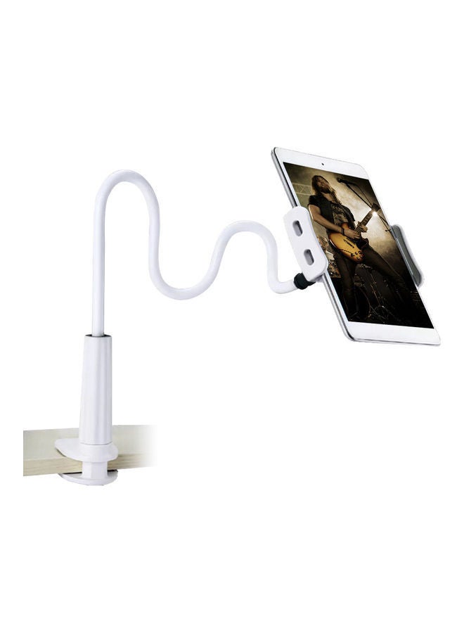 NIBEMINENT Lazy Phone Stand Desk Bedside Support White - Image 1