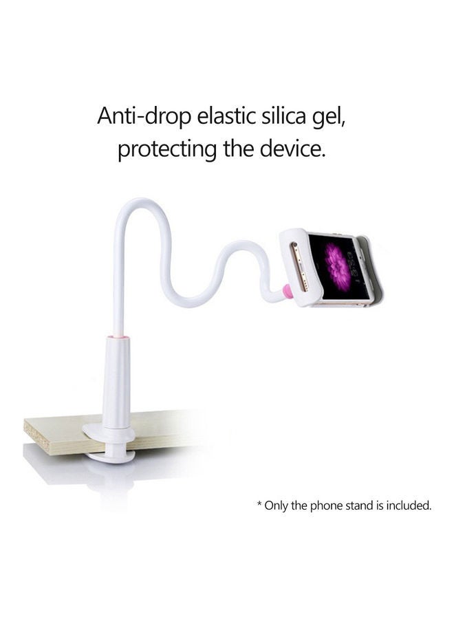 NIBEMINENT Lazy Phone Stand Desk Bedside Support White - Image 2