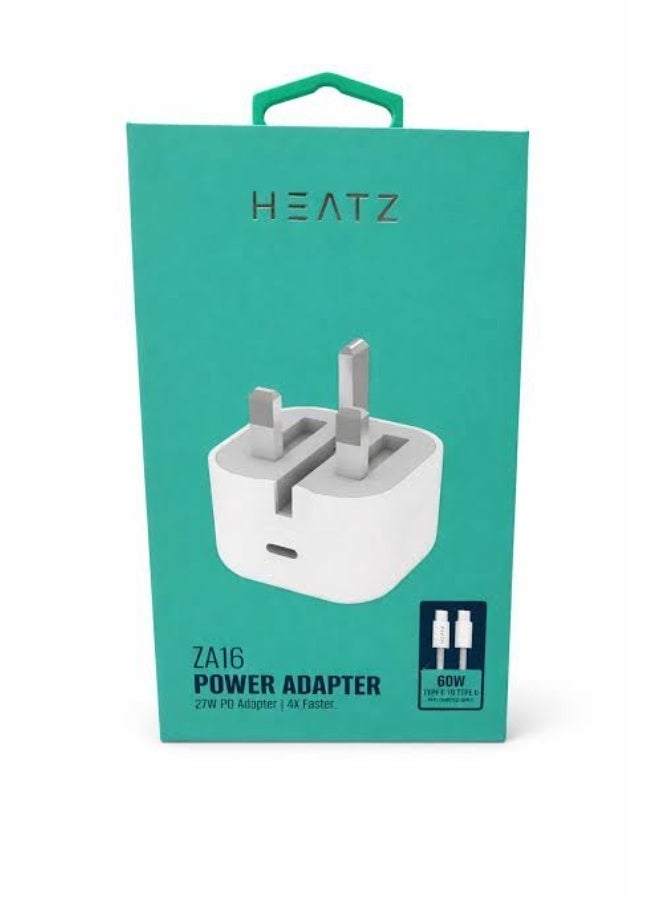 HEATZ ZA16 POWER ADAPTER WITH CABLE C-C