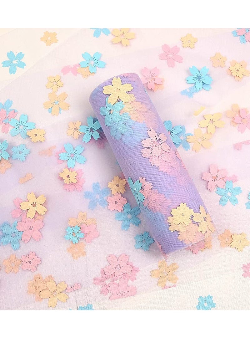 Generic - Sakura Tulle Rolls 6 inch x 10 Yards Purple Tulle Rolls Spool Fabric Tutu for DIY Skirts Wedding Gift Tutu Skirt Sewing Crafting Fabric Wedding Birthday Ribbon - Image 1