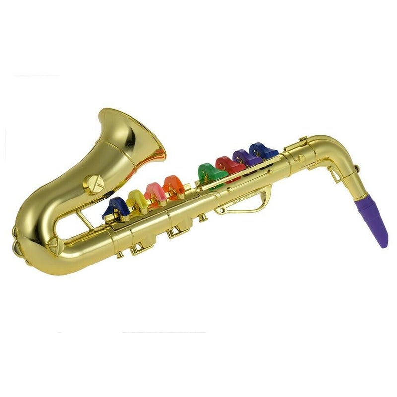 K050030 Kids Mini Musical Instrument Props Baby Music Playing Tool Children Simulation Saxophone Child Gift - Image 3