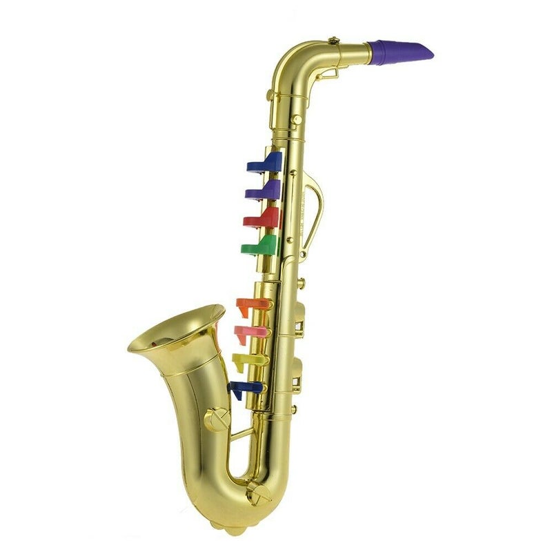 K050030 Kids Mini Musical Instrument Props Baby Music Playing Tool Children Simulation Saxophone Child Gift - Image 1