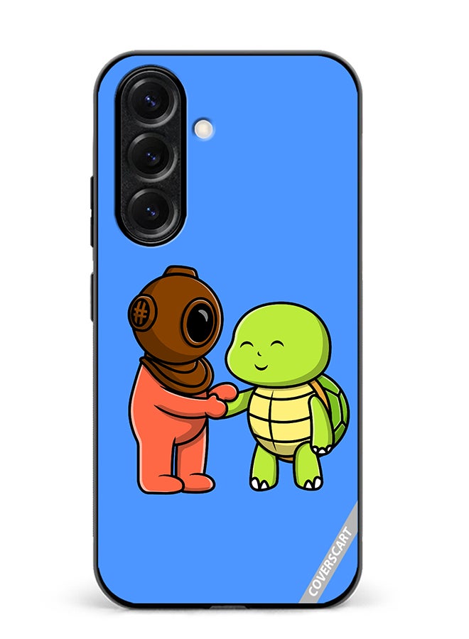 Protective Case Cover For Samsung Galaxy S25 Cute Diver Design Multicolour