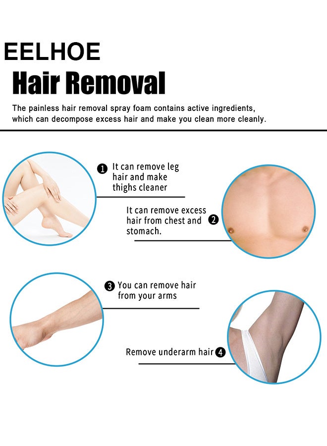 إيلهو بخاخ إزالة الشعر للنساء ، بخاخ إزالة الشعر غير المؤلم بخاخ الإبط اللطيف لإزالة الشعر المنعش السريع ، لطيف وصديق للبشرة ، بخاخ إزالة الشعر بالمكونات الطبيعية للنساء 50 مل - Image 5