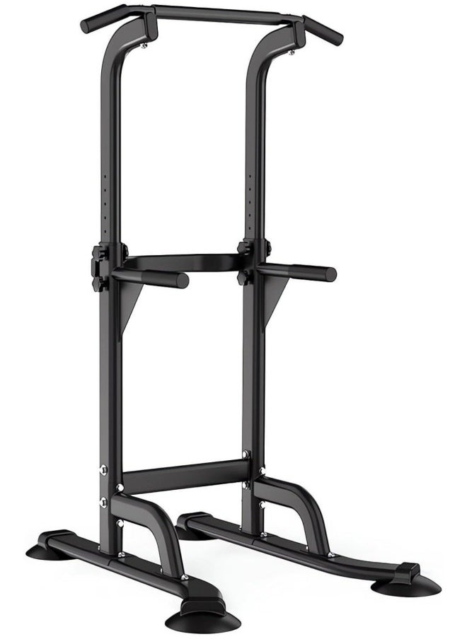 lureonthe Power Tower Dip Station Pull Up Bar for Home Adjustable Height Multifunctional Home Strength Training Fitness Exercise Equipment Simple Installation Home Fitness Equipment  - Image 1
