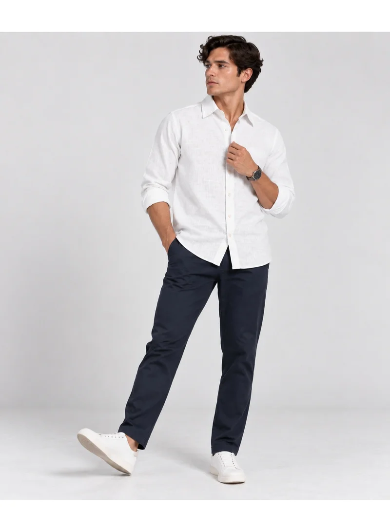 فكتور اند جين Men's Textured Relaxed Fit Shirt