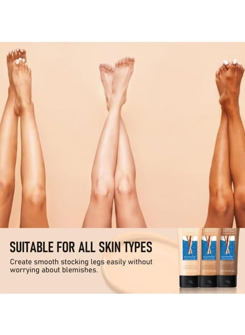 lakerain Leg Makeup Waterproof No Transfer, Leg Cover up Makeup Long Lasting Body Foundation - Image 4