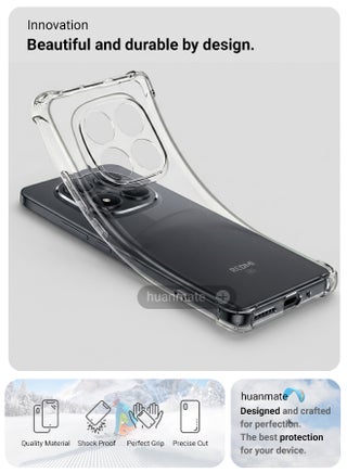 Xiaomi Redmi Note 15 Pro Plus 5G Shock Proof Case Cover - Ultra Clear, Durable & Accurate Cut-outs - Scratch, Dust & Smudge Protection - Clear Silicon Back Cover for Xiaomi Redmi Note 15 Pro Plus 5G - view 2