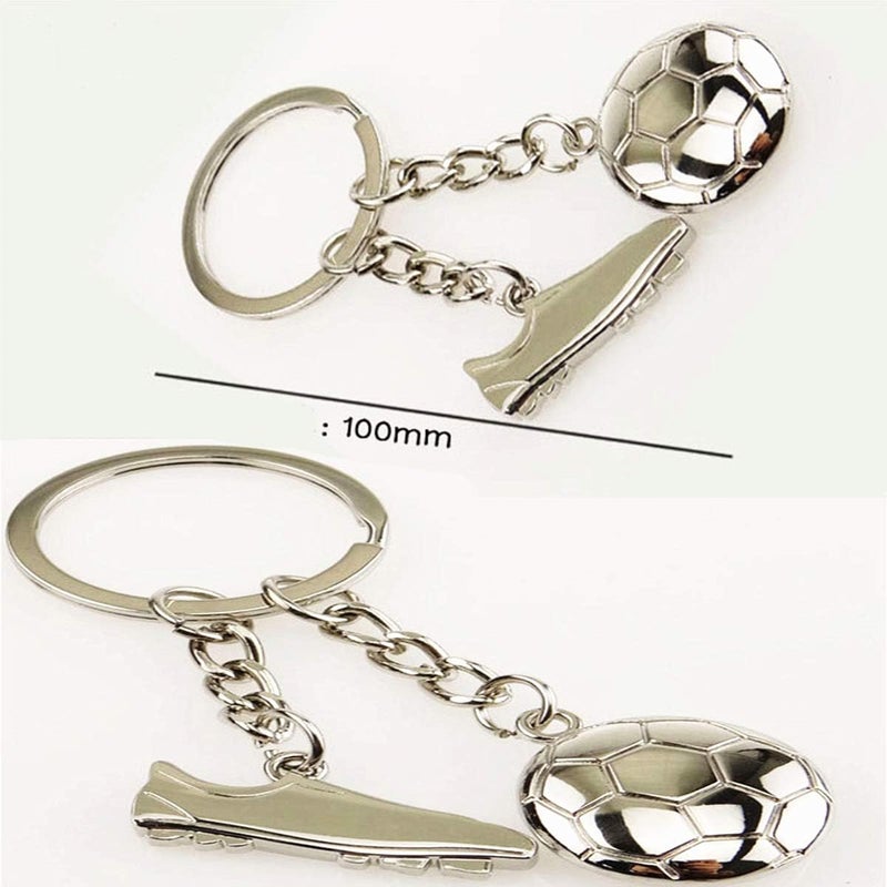 COSTOYFUN Mini Cute Soccer/Bowling/Tennis/Baseball Keychain for Men Women Boys Girls Gift, Soccer, One size - Image 5