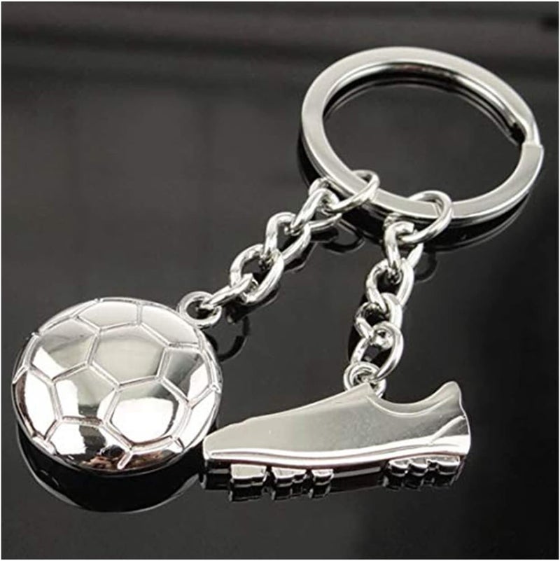 COSTOYFUN Mini Cute Soccer/Bowling/Tennis/Baseball Keychain for Men Women Boys Girls Gift, Soccer, One size - Image 2