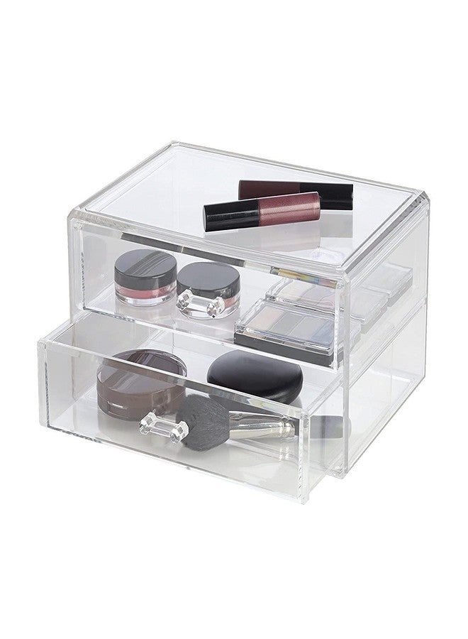EXPORTTANZA Cosmetic Organizer Box Drawers Storage Plastic Stationary Box | Make Up Organiser For Women - Image 4