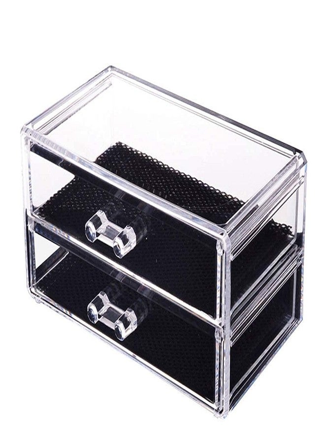 EXPORTTANZA Cosmetic Organizer Box Drawers Storage Plastic Stationary Box | Make Up Organiser For Women - Image 3