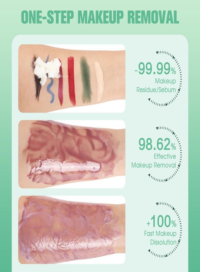 UCANBE Cleansing Balm Makeup Remover, 3.17oz Cleansing Balm + 4pcs Large Size Makeup Remover Cloths, Makeup Cleansing Balm for Waterproof Eye Face Lip Makeup, Made for All Skin Types - Image 3