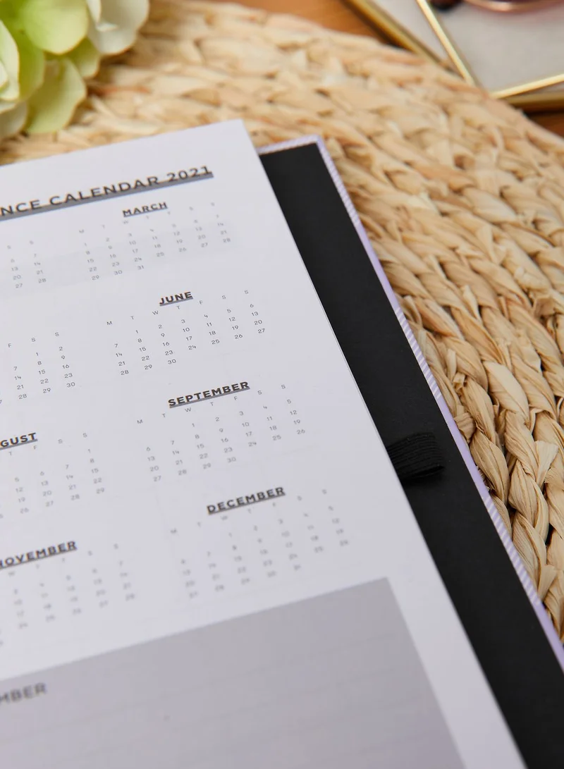 Typo 2021 Lilac Gingham Planner