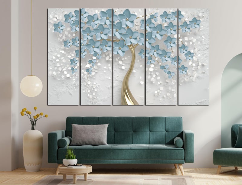 CN RETAILS Nature wall painting with frame Big Size(48x30) Wall art for living room,Bedroom,Drawing room,Hotels-Wooden Framed-Digital Painting ss24_02 - Image 2