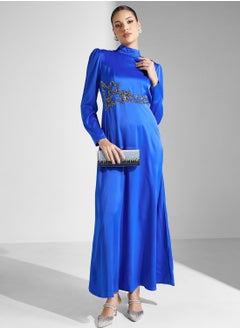 Embellished A-Line Dress